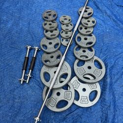 Weights Dumbbell Bars And Barbell 