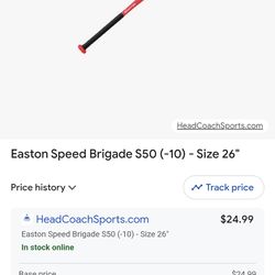 Easton speed brigade youth baseball bat