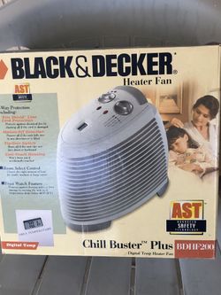 Black and decker heater fan
