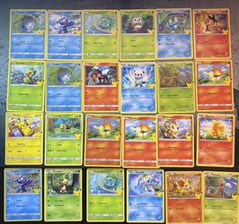 20 Mcdonalds 25th anniversary pokemon cards
