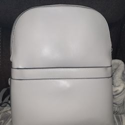 Faux Leather Backpack 