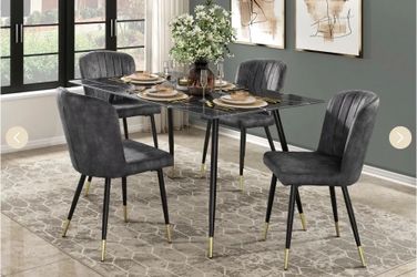 Mega sale! 5 PCS Poma Collection Dining table set on sale now 698.00