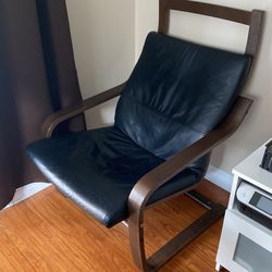 Leather Rocking Armchair