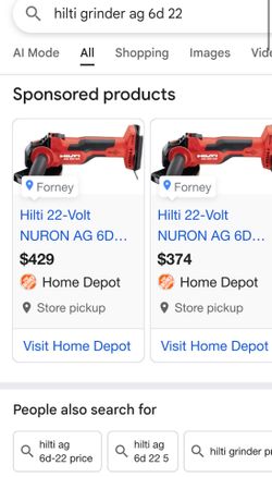 Hilti Grinder