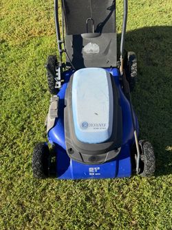 Kobalt 21-in Corded Lawn Mower. Works great