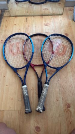 3 tennis Rackets