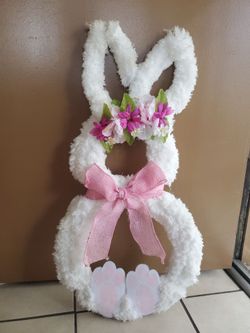 Easter door wreath