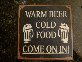 9.75 inches Square Medal Sign