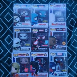 Spider-man Funko Pop Lot