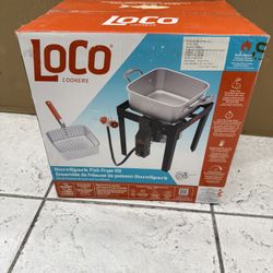 LOCO -  12QT Square Fish Fryer with SureSpark