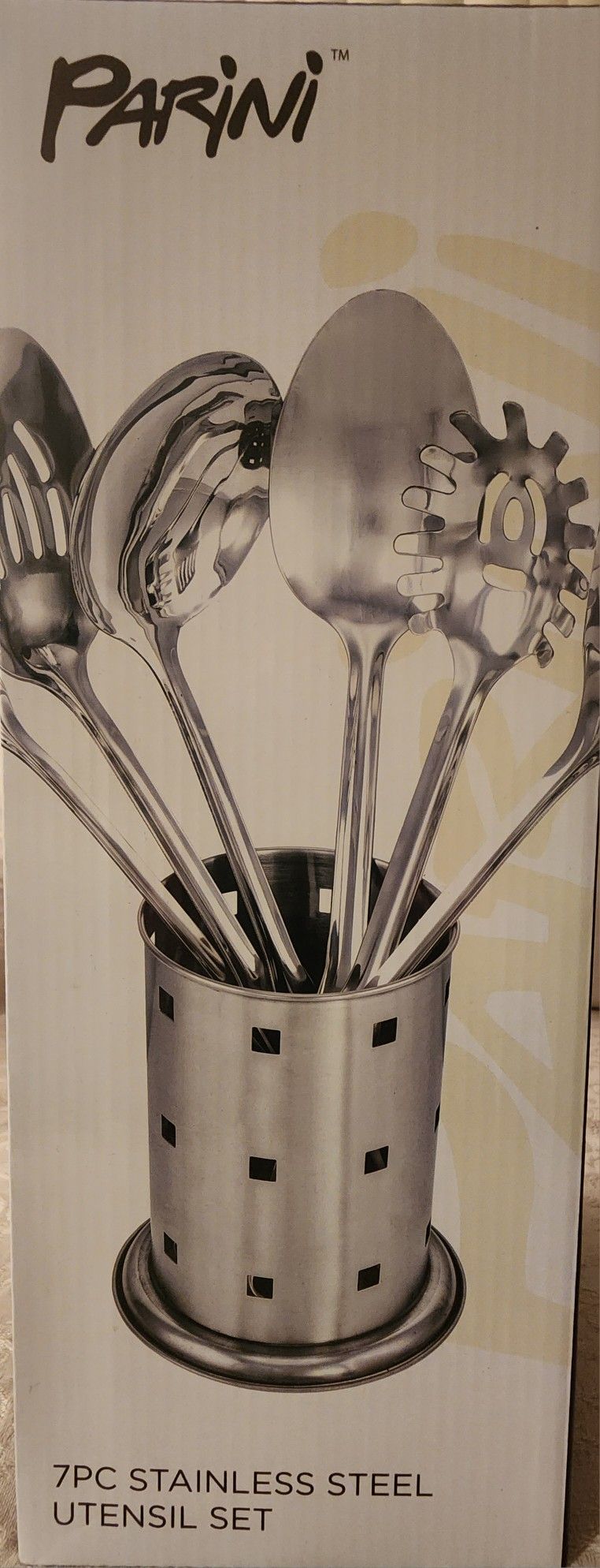 7 PC STAINLESS STEEL UTENSIL SET