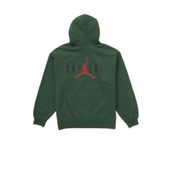 Supreme Jordan Hooded Sweatshirt Green Size L
