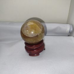 Yellow Flourite Sphere