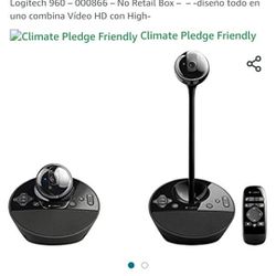 VIDEO CONFERENCE CAMARA WITH REMOTE  CONTROL   AND  SPEAKERS📷👍