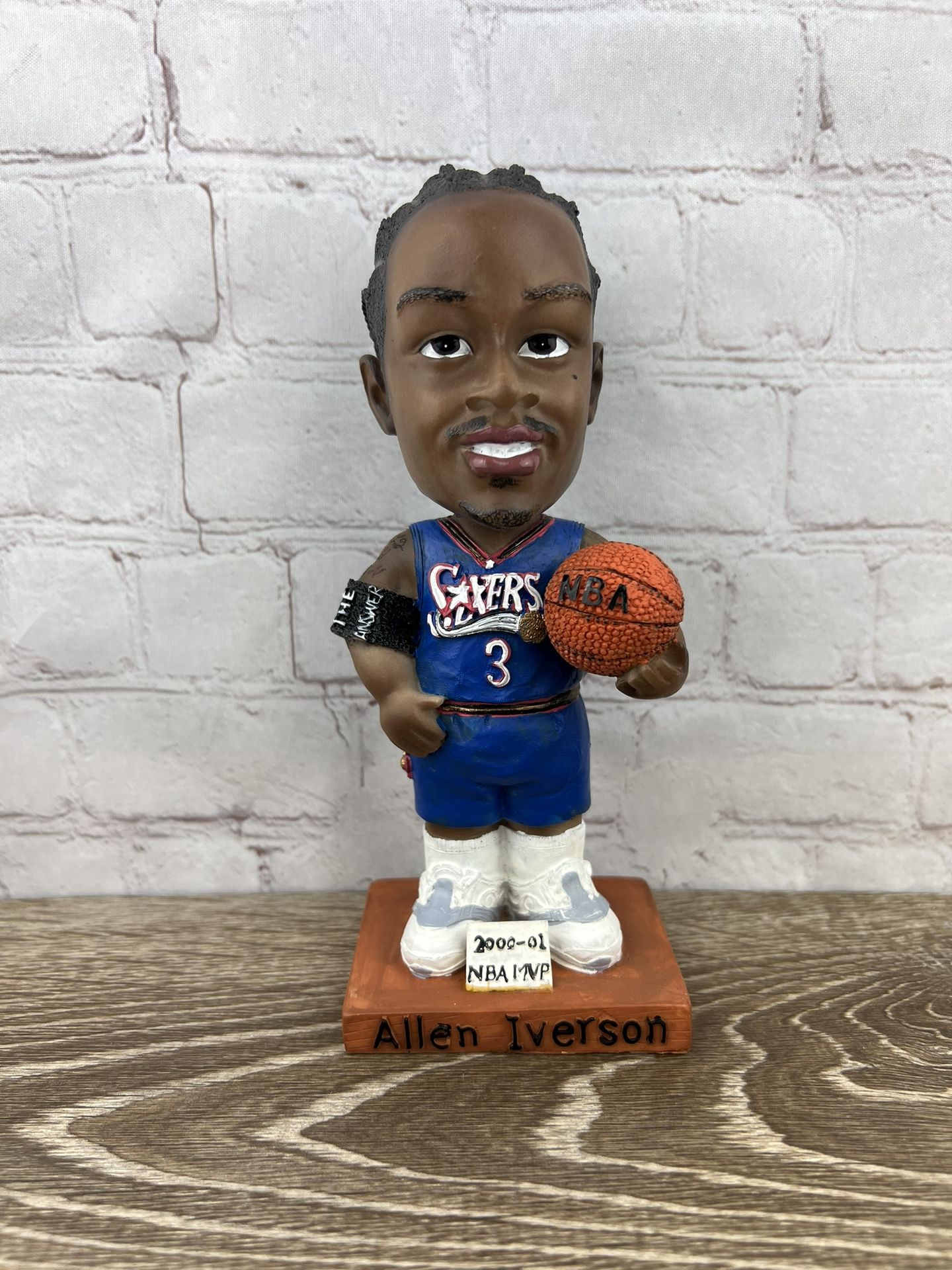 Allen Iverson Reebok McDonalds Bobblehead Doll - Blue Jersey
