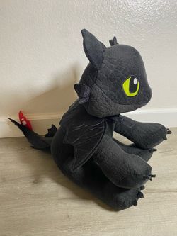 Build A Bear How to Train Your Dragon Toothless Plush With Wings No Sound 14”
