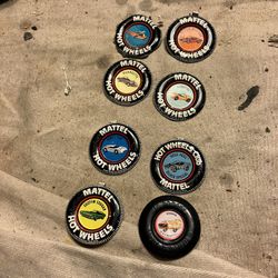  Vintage Button Hot Wheels Redline Badges