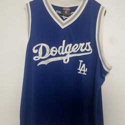 stitches vintage dodgers basketball jersey