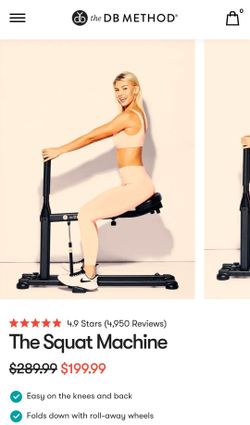 The DB Method home squat machine