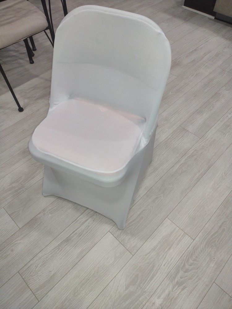 60 White Chair Covers Brand New