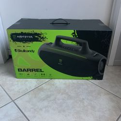 Monster Energy x Skullcandy “Barrel” Bluetooth Speaker
