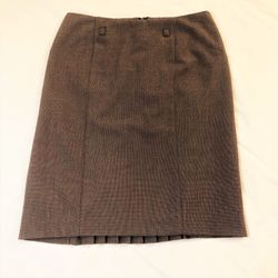 NWOT Apt. 9 Women's Brown Pencil Skirt Above Knee Length | Petite Size 4