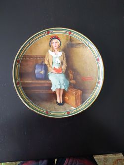 Plate By Knowles"A Young Girl's Dream" Vintage 