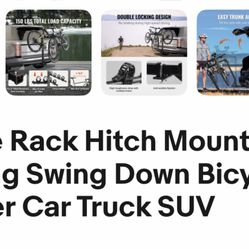 4 Bike Hitch Mount Rack. 