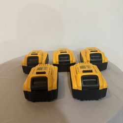 DEWALT 20V MAX Premium LithiumIon 4.0Ah Battery  The 5 batteries cost $190 The price is not negotiable.