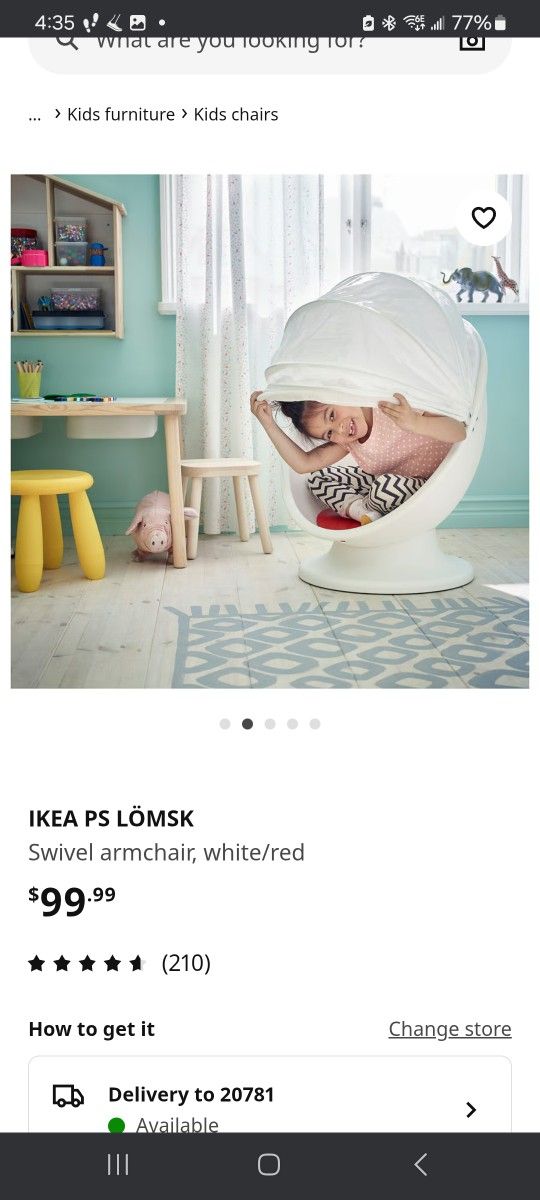 Ikea Egg Chair Used