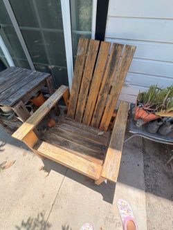 Wooden chairs