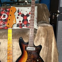 Framus 5/149 Golden Strato de Luxe Star Bass 1960's Sunburst (Vintage German electric bass guitar)