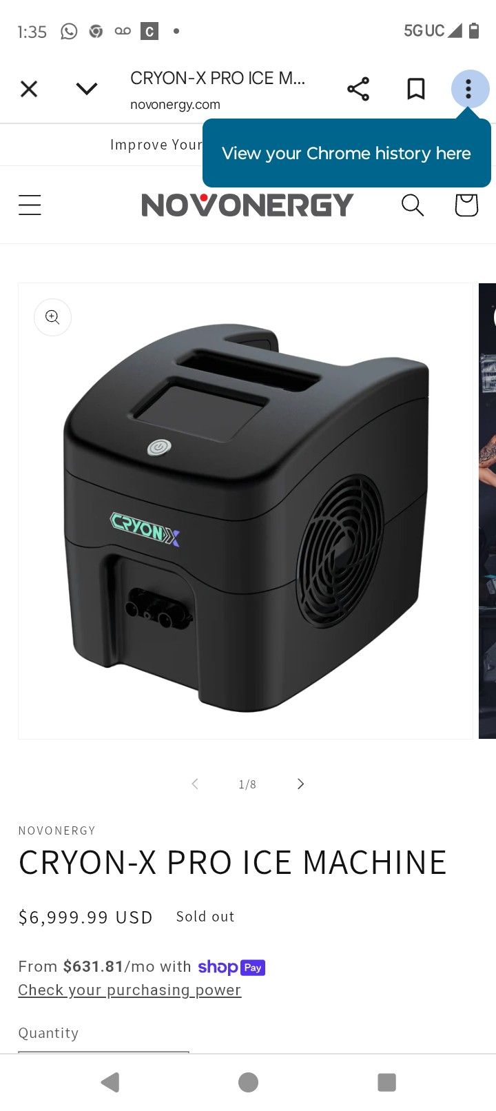 Cryan X Cold Therapy Machine