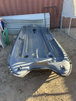 Small pontoon to boat