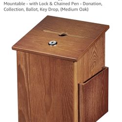 Adir Office Squared Wooden Suggestion Box