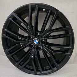Set 4 Factory 20" BMW 5 Series M Black Wheels Rims OEM 