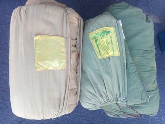 His And Hers Vintage Serta Warmafill Sleeping Bags