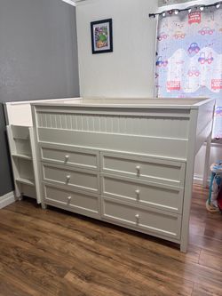 Pottery Barn Teen Beadboard Full Low Loft Bed