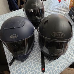 Selling my motorcycle Helmet. XL, L, and Small asking $50 for each. Price is firm