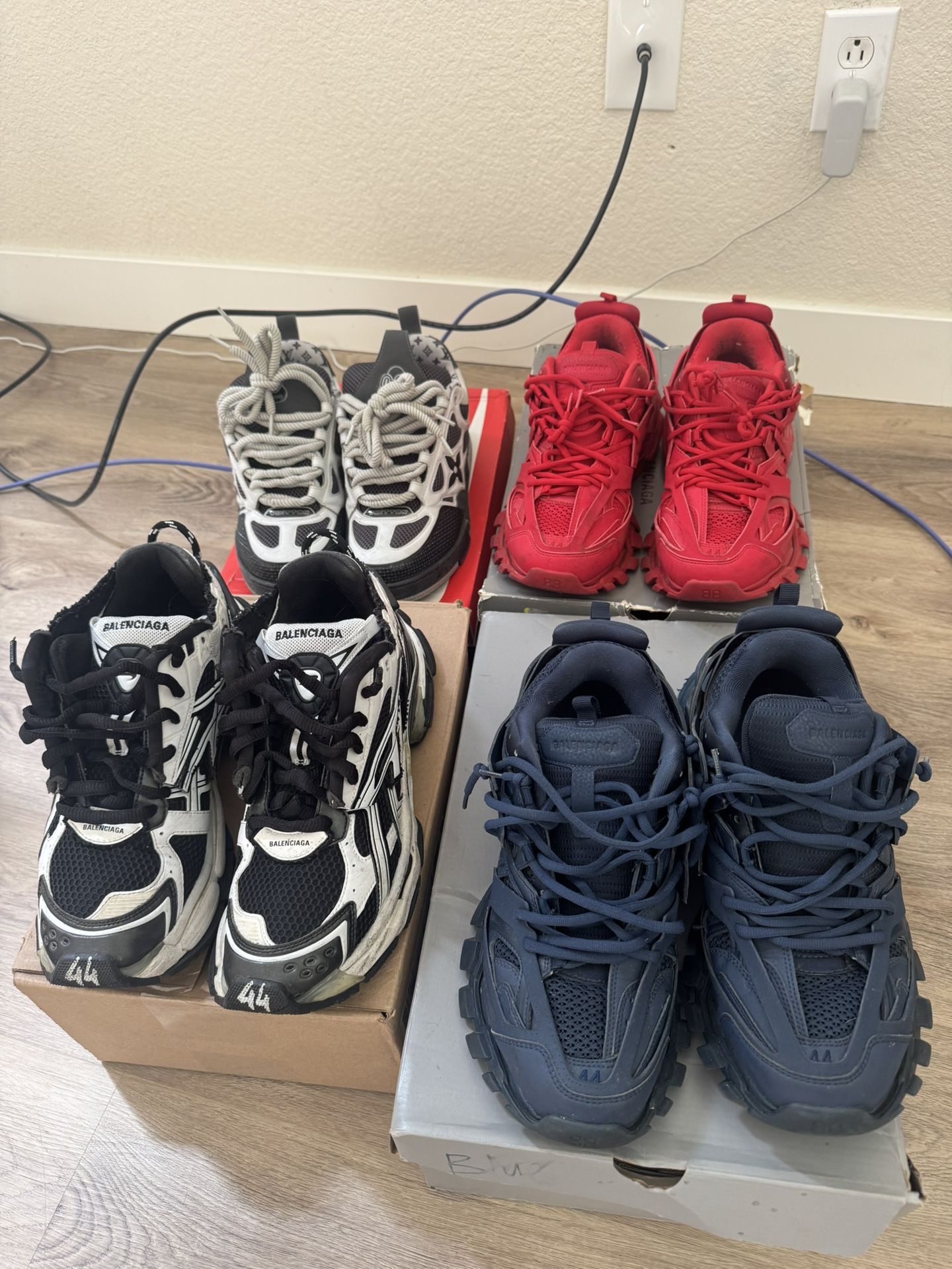Balenciaga And Louis Vuitton Shoes