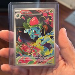 Pokemon Cards Ivysaur Illustration Rare 