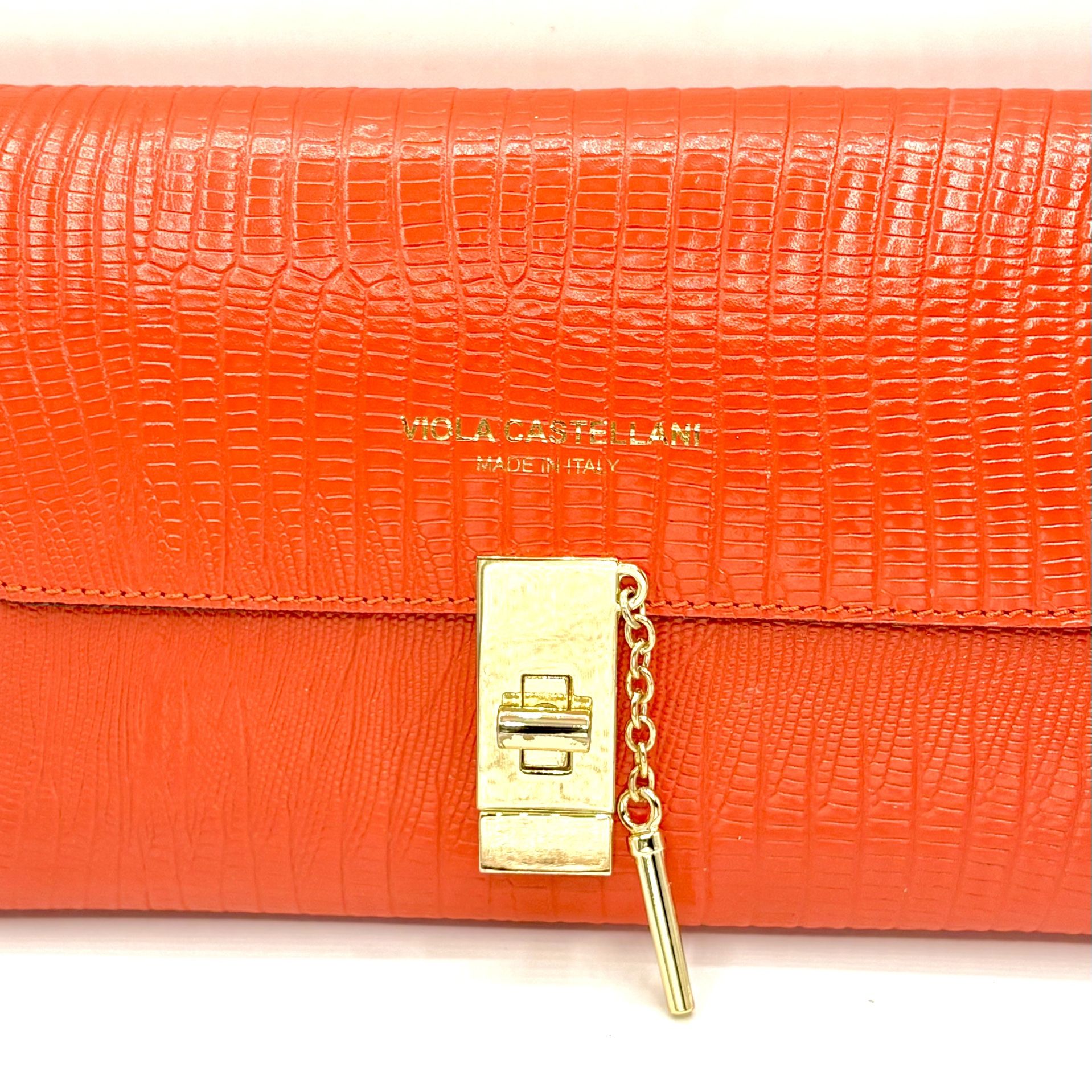 Viola Castellani Red Clutch