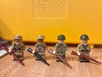 Huge Lego & Custom WW2 Military Building Block Lot