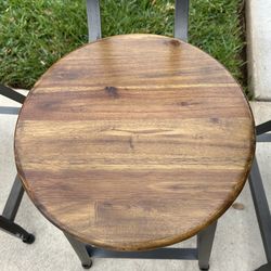 4 World Market counter height chairs.