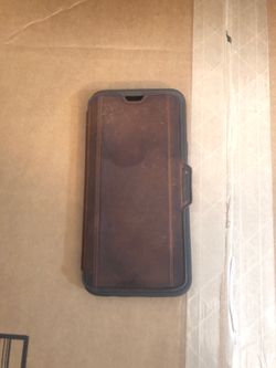 Otterbox STRADA SERIES Case for Samsung Galaxy s9- Espresso (Dark Brown/ worn brown leather)