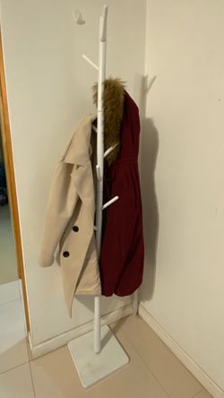 white coat rack