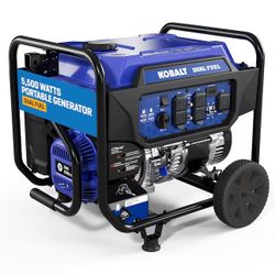 Kobalt 49 State 6830 / 5500 -Watt Dual fuel Portable Generator