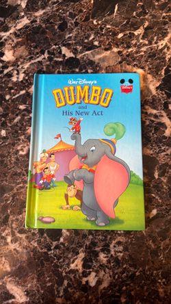 Walt Disney's Dumbo and His New Act Hardcover Book