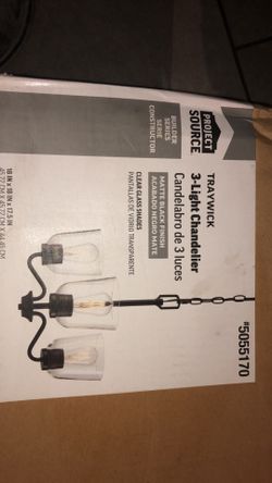 3 Light Chandelier 