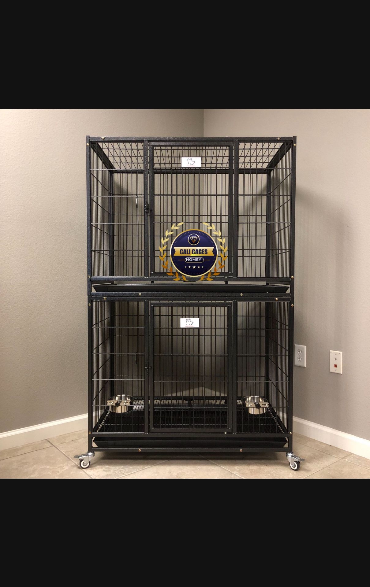 Double Stacked Dog Pet Cage Kenenl Size 37” Medium New In Box 📦 